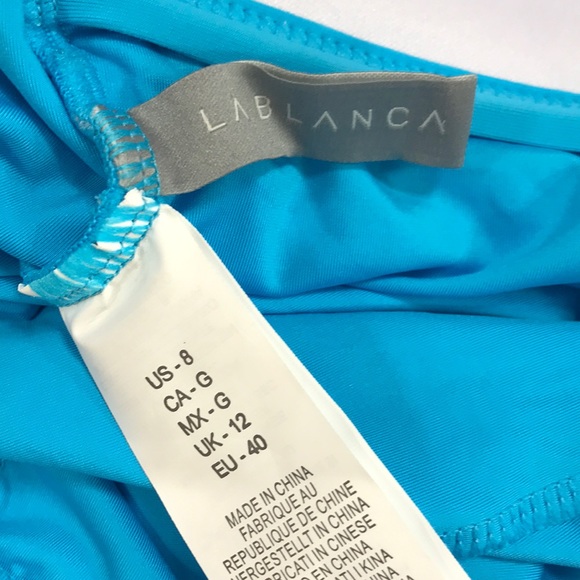 🎁 LA BLANCA Island Goddess Twist Front Keyhole Swimsuit - Picture 7 of 8